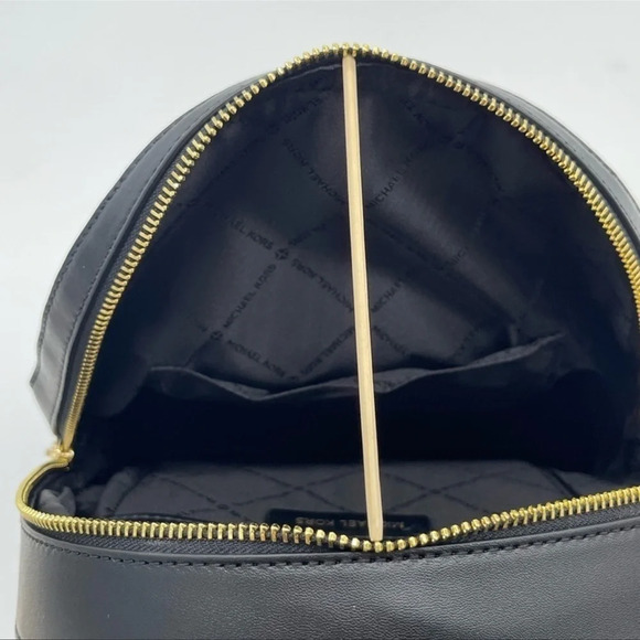 Michael Kors Medium Jaycee Backpack & MF Phone Case Wallet Black/Goldd - Picture 7 of 11
